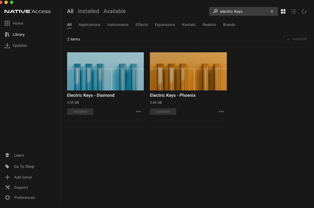 Native Instruments Electric Keys - Tines Duo